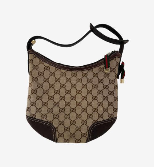 Gucci Pre-Loved GG Canvas Princy Hobo handbag