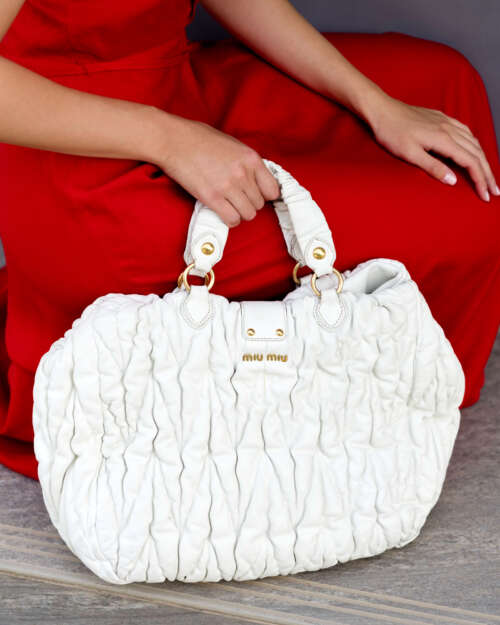 Miu miu Leather Large Bag - Image 4
