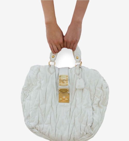 Miu miu Leather Large Bag - Image 3