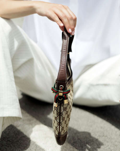 Gucci Pre-Loved GG Canvas Princy Hobo handbag - Image 4
