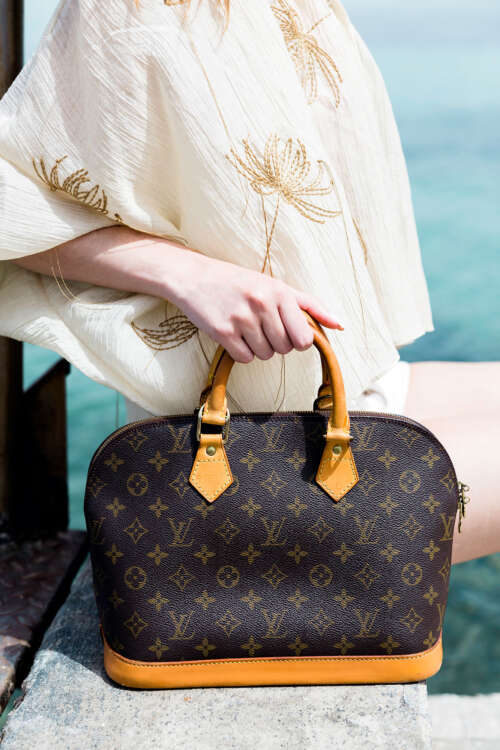 Louis Vuitton Αlma Leather