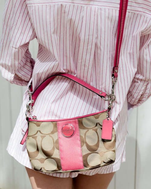 Coach brown pink silver - Image 3