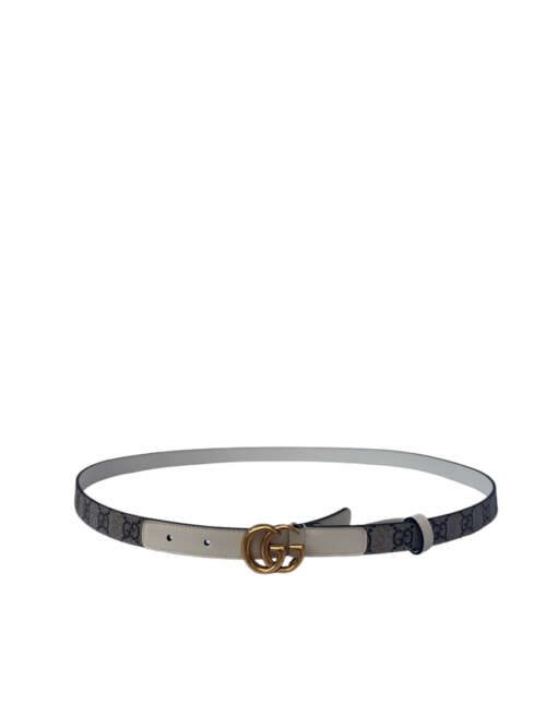 Gucci Buckle Leather GG Belt
