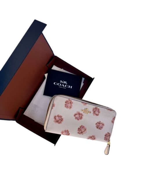 Coach Leather Canvas with Floral Print - Image 5