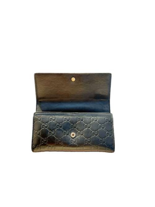 Gucci Continental Leather GG Canvas - Image 2