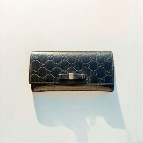 Gucci Continental Leather GG Canvas