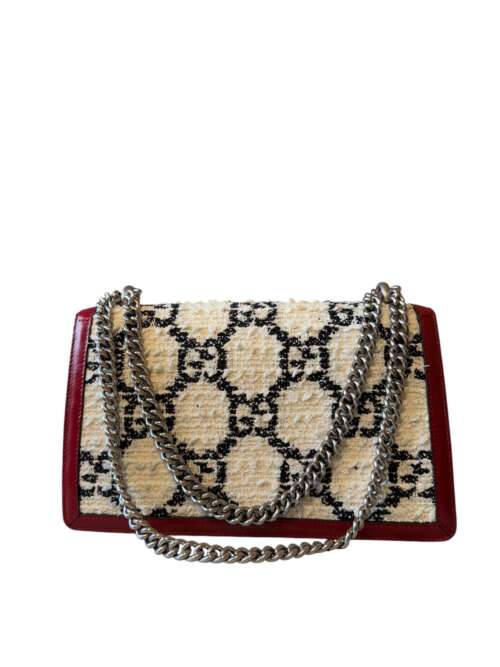 Gucci GG Tweed Dionysus Romantic Cherry - Image 9