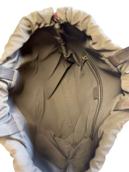 Gucci GG Supreme Vintage Drawstring Backpack - Image 5
