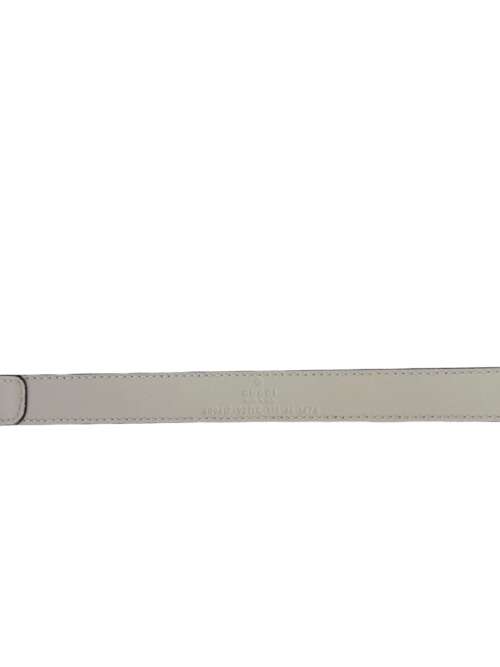 Gucci Buckle Leather GG Belt - Image 3