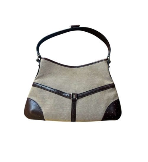 Gucci Canvas Leather GG Reins Hobo - Image 6