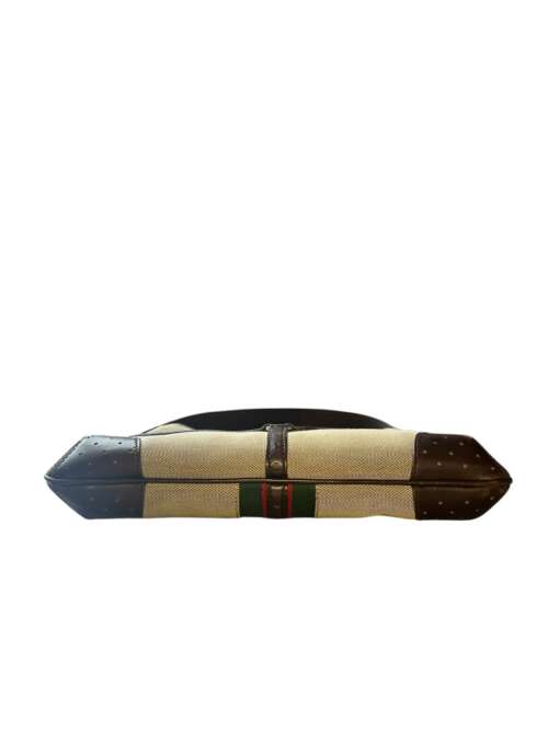 Gucci Canvas Leather GG Reins Hobo - Image 5