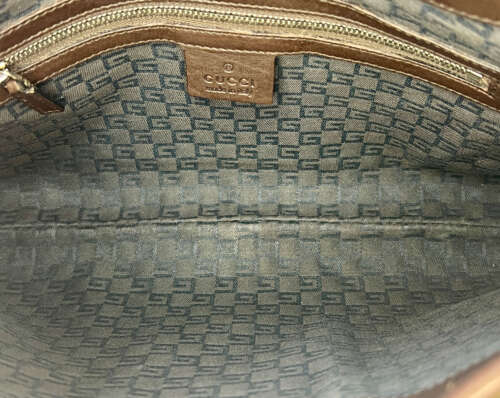 Gucci Canvas Leather GG Reins Hobo - Image 7
