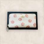 Coach Leather Canvas with Floral Print