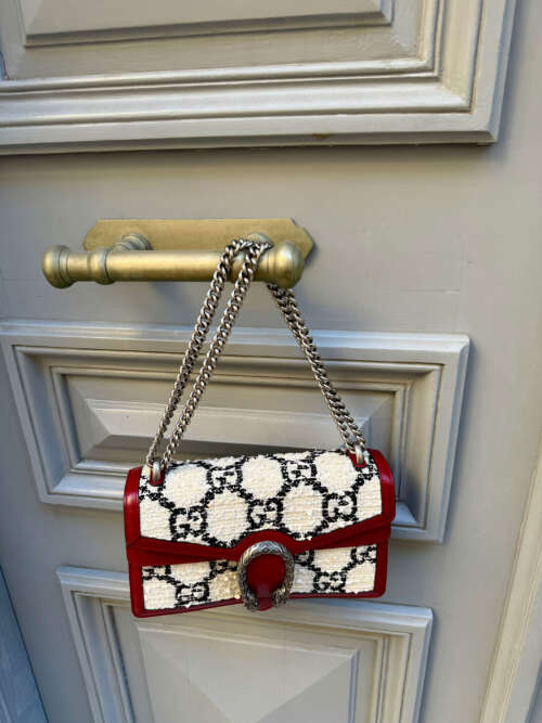 Gucci GG Tweed Dionysus Romantic Cherry - Image 10