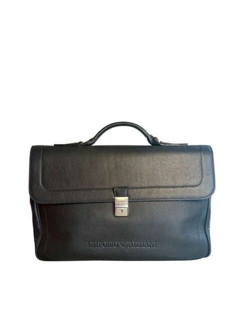 Emporio Armani Briefcase Leather