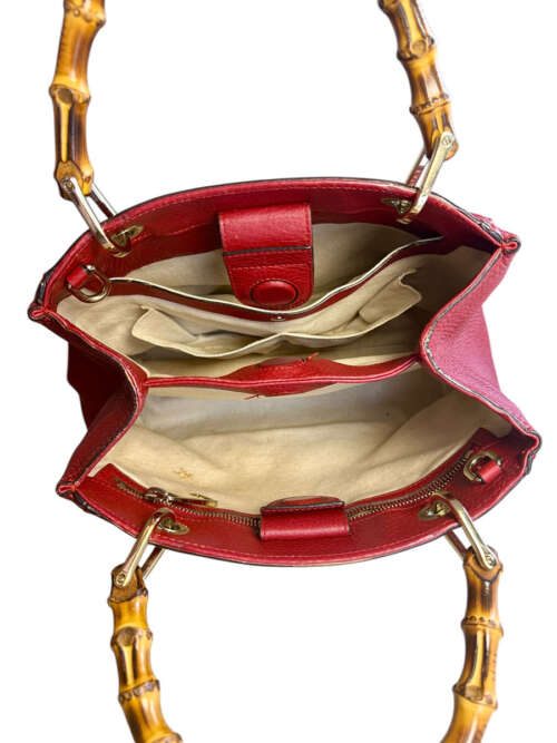 Gucci Bamboo Shopper Leather - Image 8