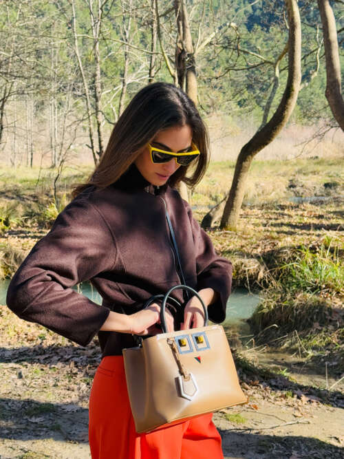Fendi Petit 2Jours Leather