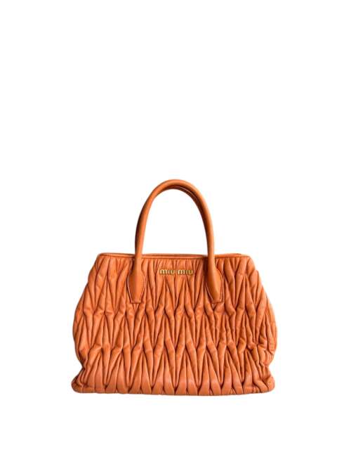 Miu miu Matelasse Orange
