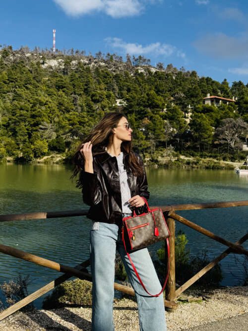 Louis Vuitton Red Monogram Popincourt - Image 7