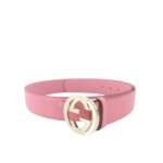 Gucci Interlocking Buckle Leather