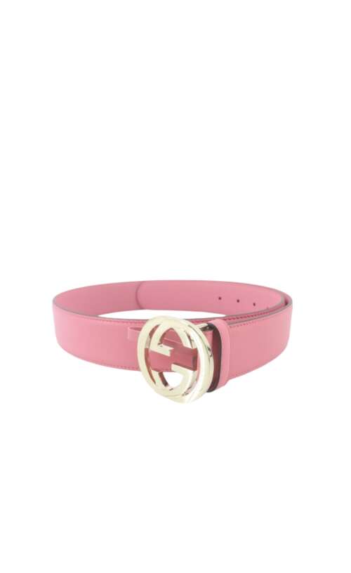 Gucci Interlocking Buckle Leather