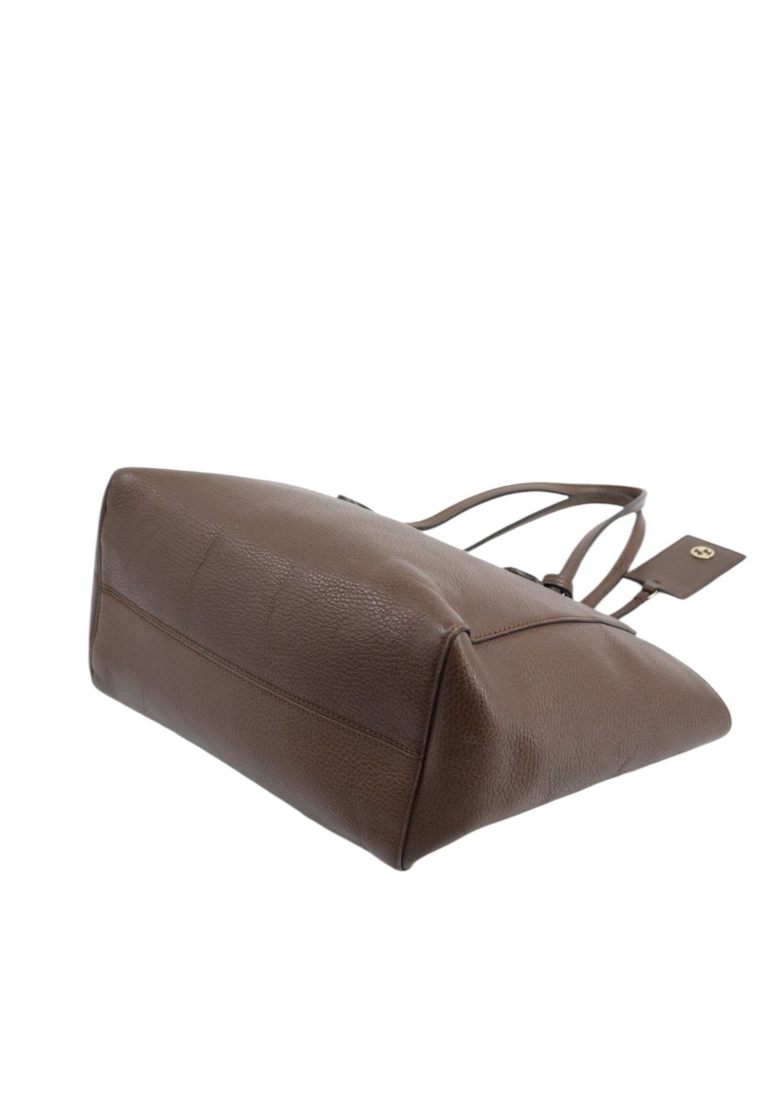 Gucci Made in Italy Leather Tote Bag - Image 8