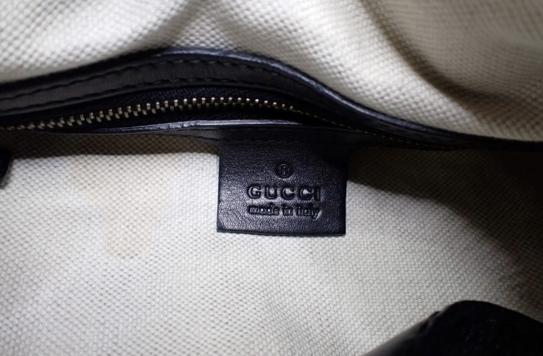 Gucci Jackie GG Black Leather Hobo Bag - Image 8