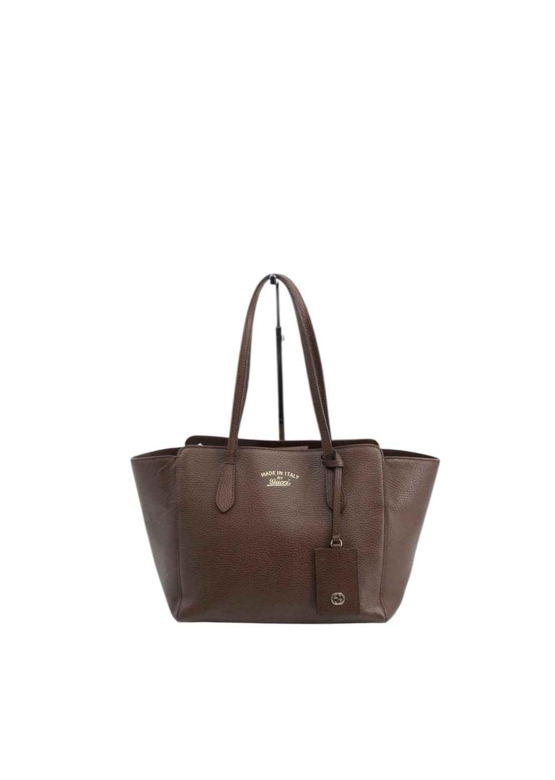 Gucci Made in Italy Leather Tote Bag - Image 11