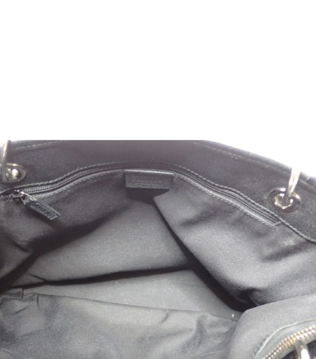 Gucci GG Canvas Black Tote Bag - Image 8