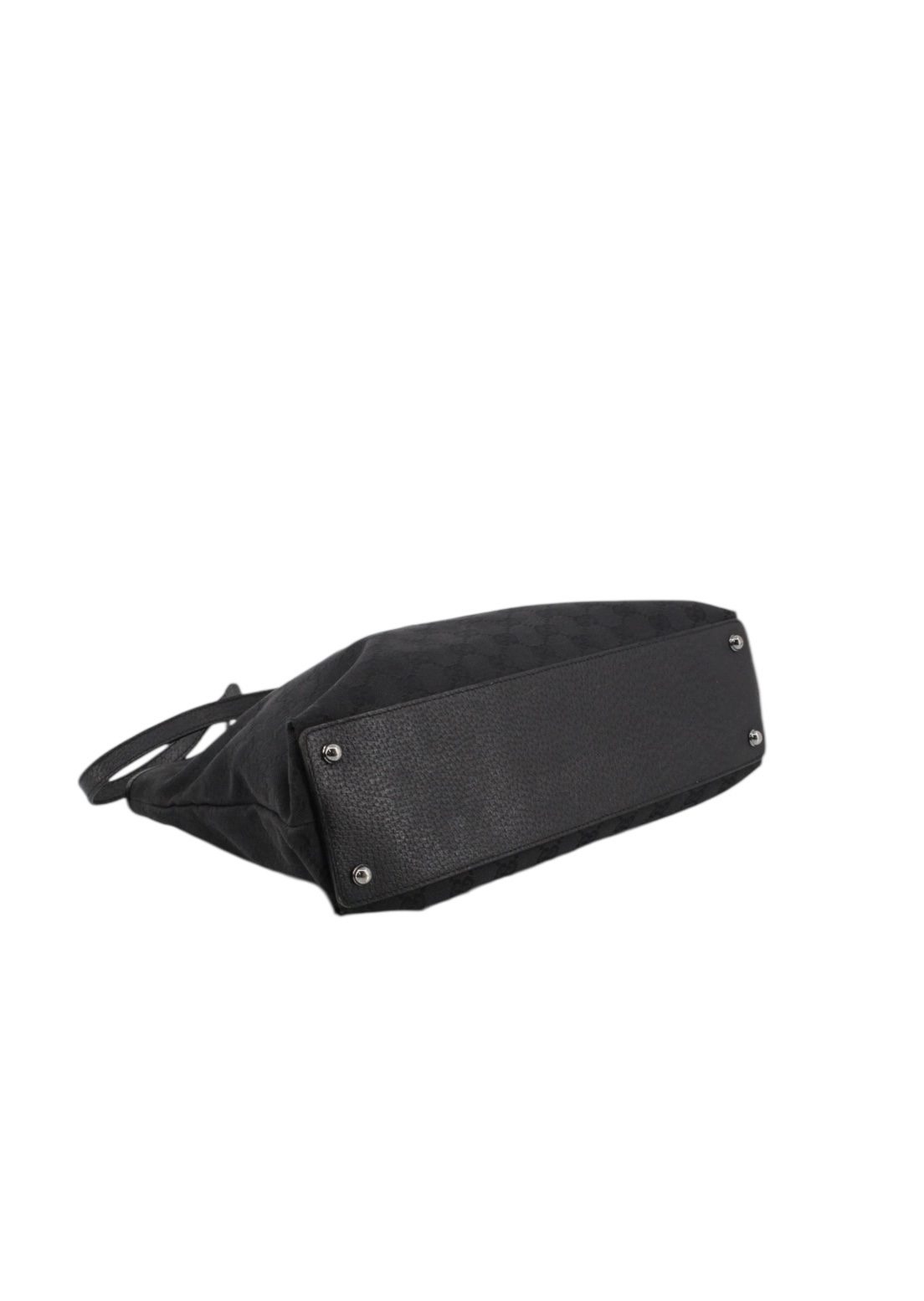 Gucci GG Canvas Black Tote Bag - Image 12