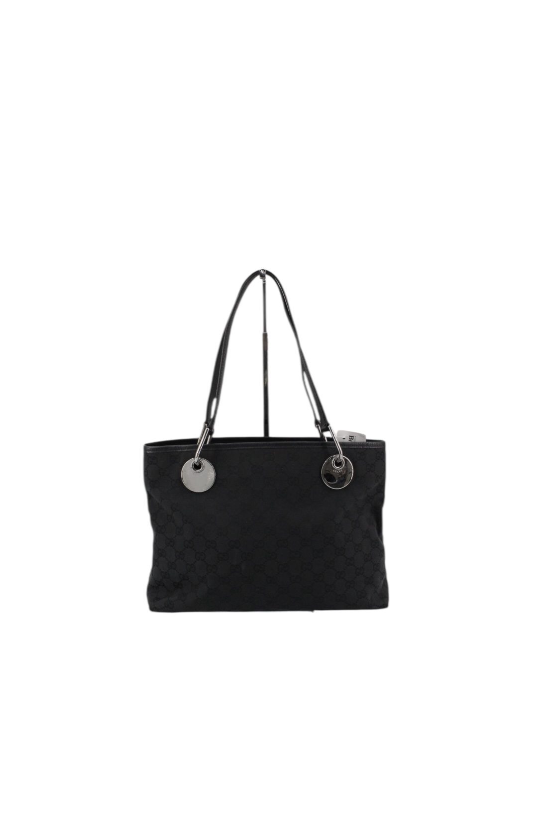 Gucci GG Canvas Black Tote Bag - Image 2