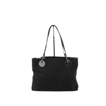 Gucci GG Canvas Black Tote Bag
