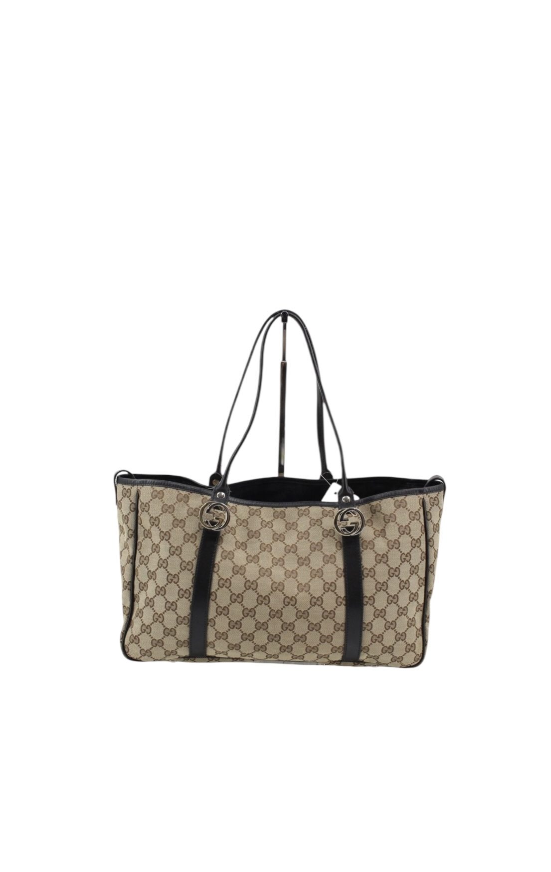 Gucci GG Supreme Tote Bag with Double G Hardware - Image 2