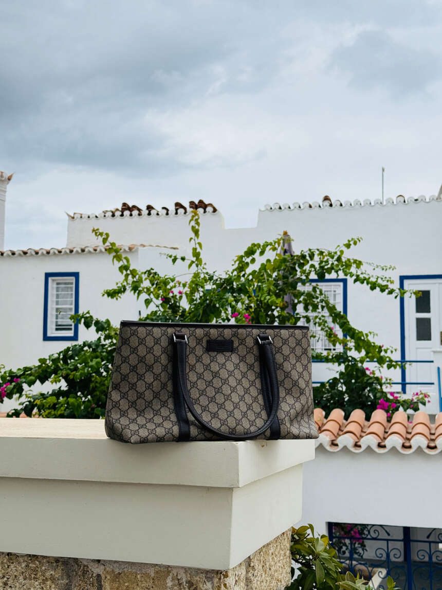 Gucci GG Supreme Structured Tote Bag