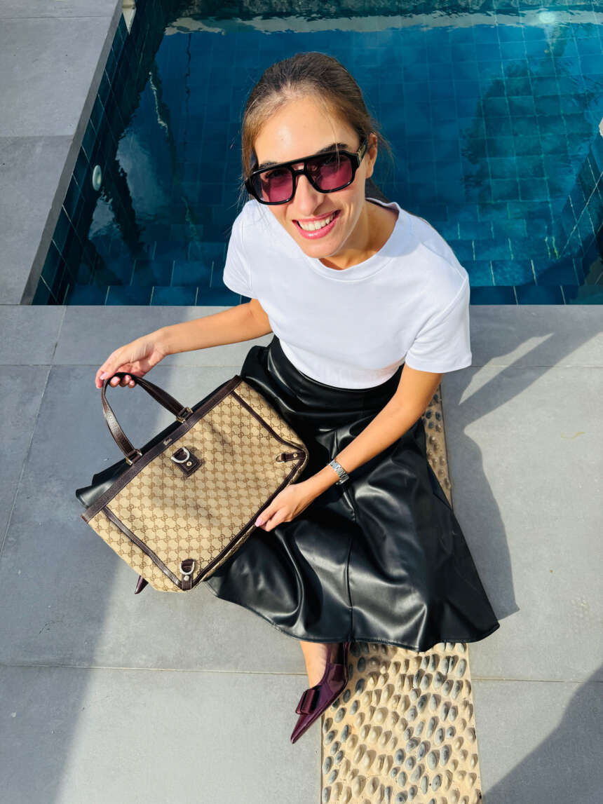 Gucci Abbey GG Supreme Tote Bag