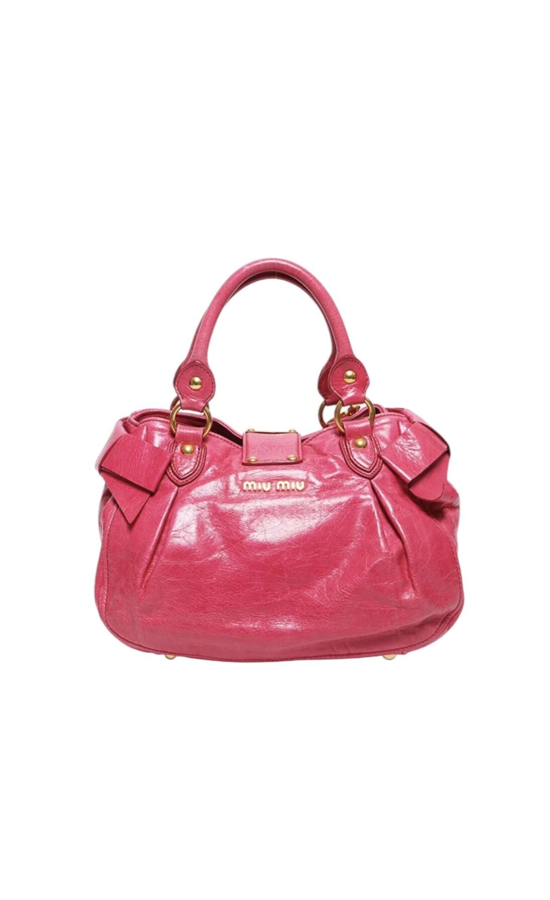 Miu Miu Matelassé Vitello Lux Satchel - Image 3