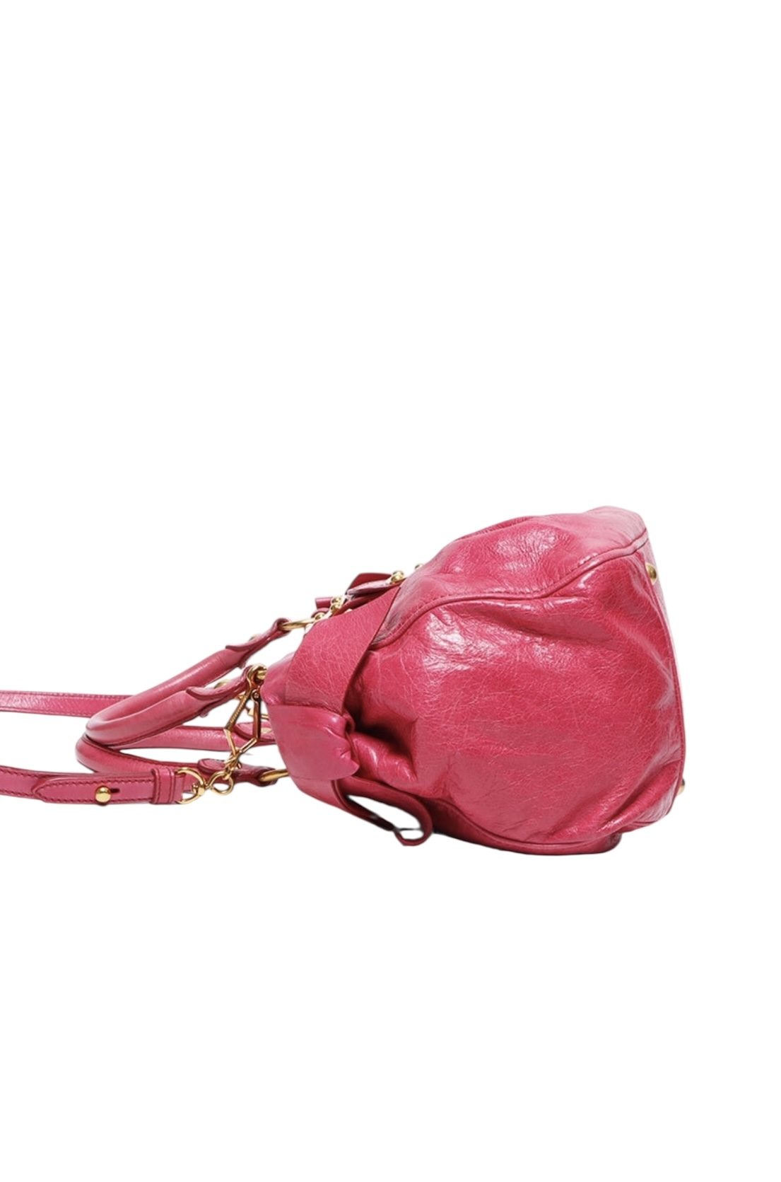 Miu Miu Matelassé Vitello Lux Satchel - Image 4