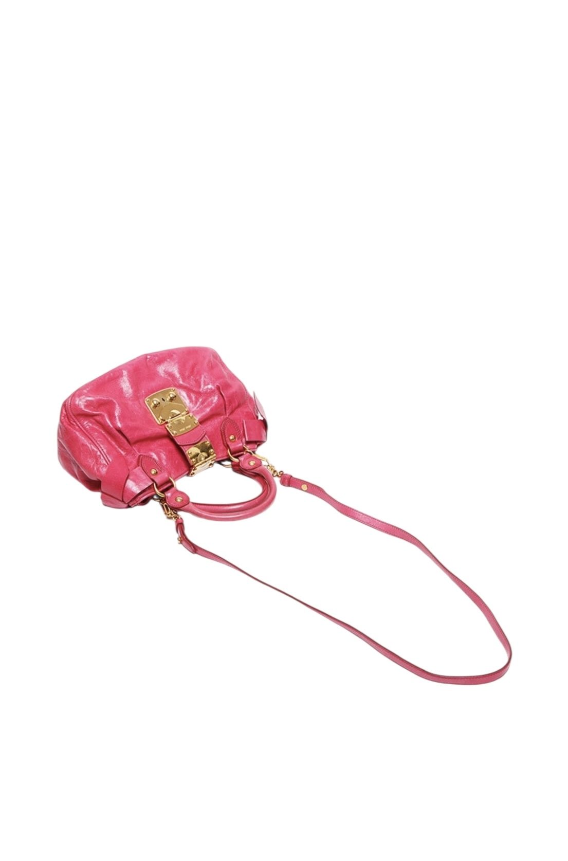 Miu Miu Matelassé Vitello Lux Satchel - Image 10