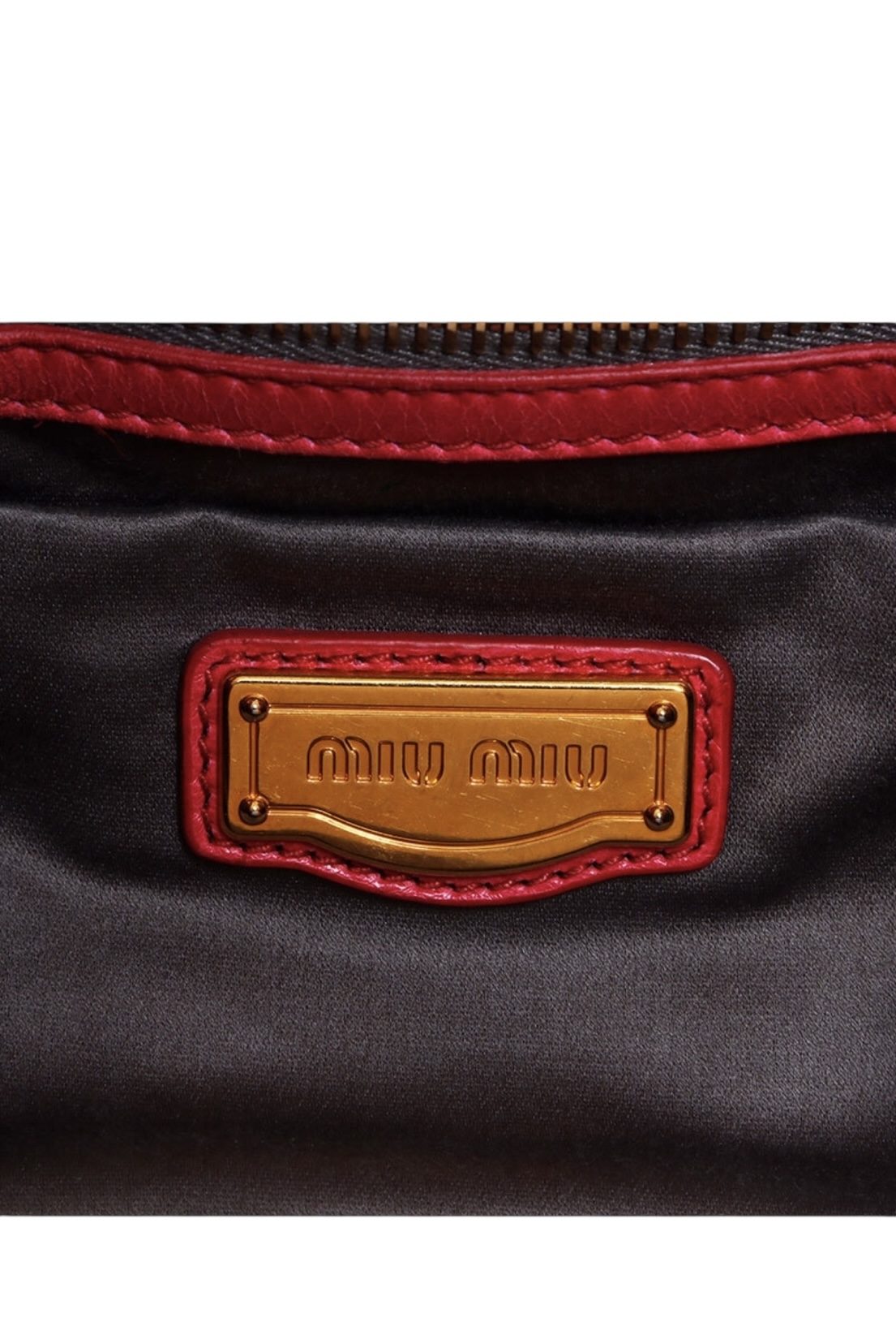 Miu Miu Matelassé Vitello Lux Satchel - Image 12