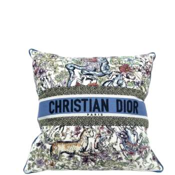 Christian Dior Toile de Jouy Decorative Cushion