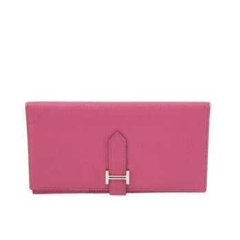 Hermès Béarn Wallet – Rose Pourpre