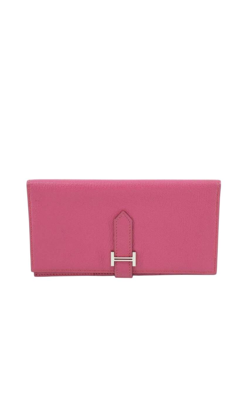 Hermès Béarn Wallet – Rose Pourpre