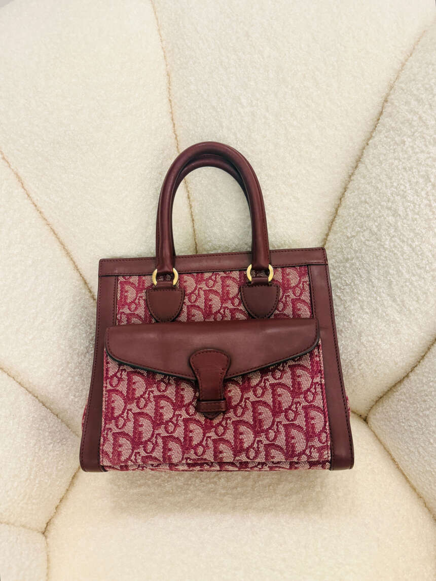 Dior Trotter Canvas Burgundy