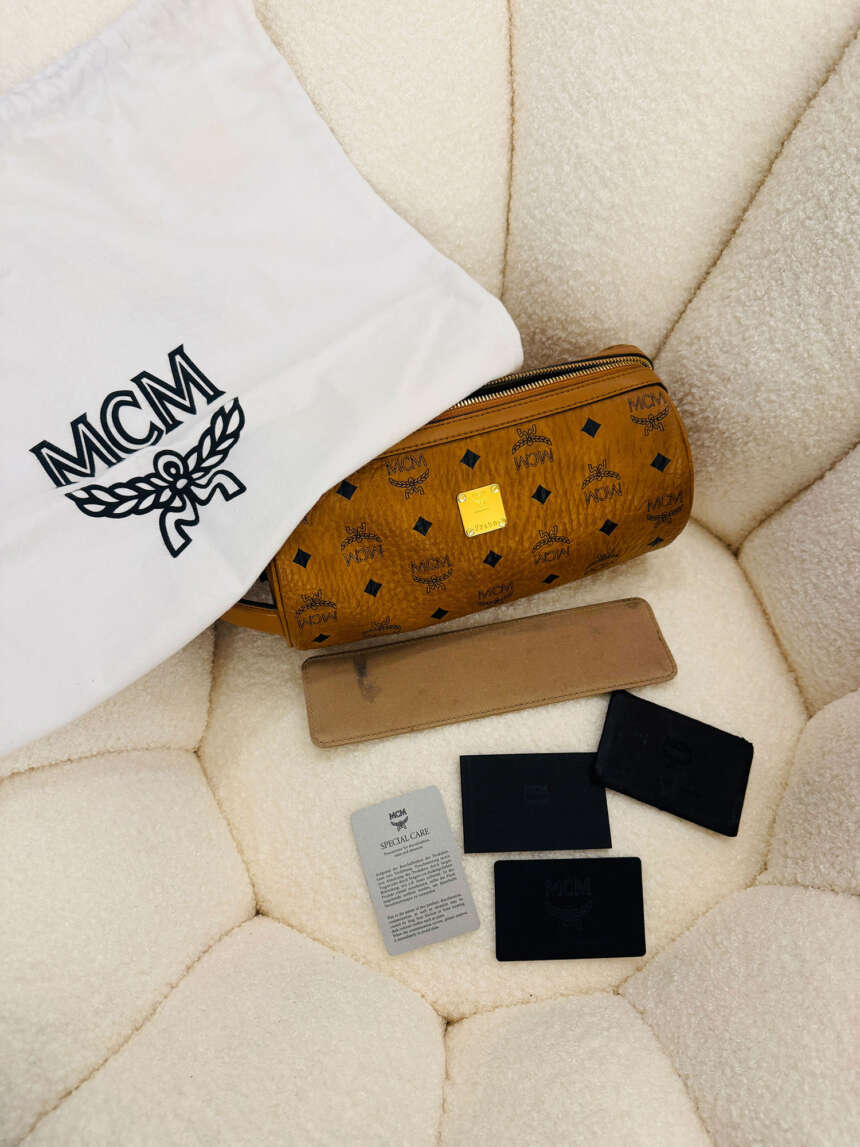 Mcm Visetos Barrel bag