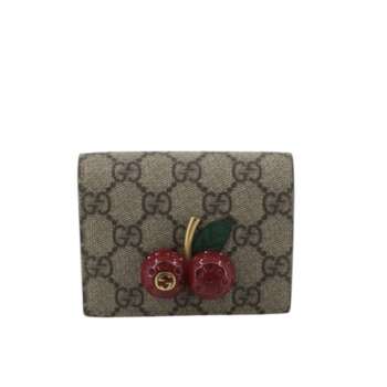 Gucci  GG Supreme Cherry Wallet