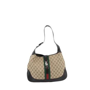 Gucci Jackie GG Canvas Web Shoulder Bag
