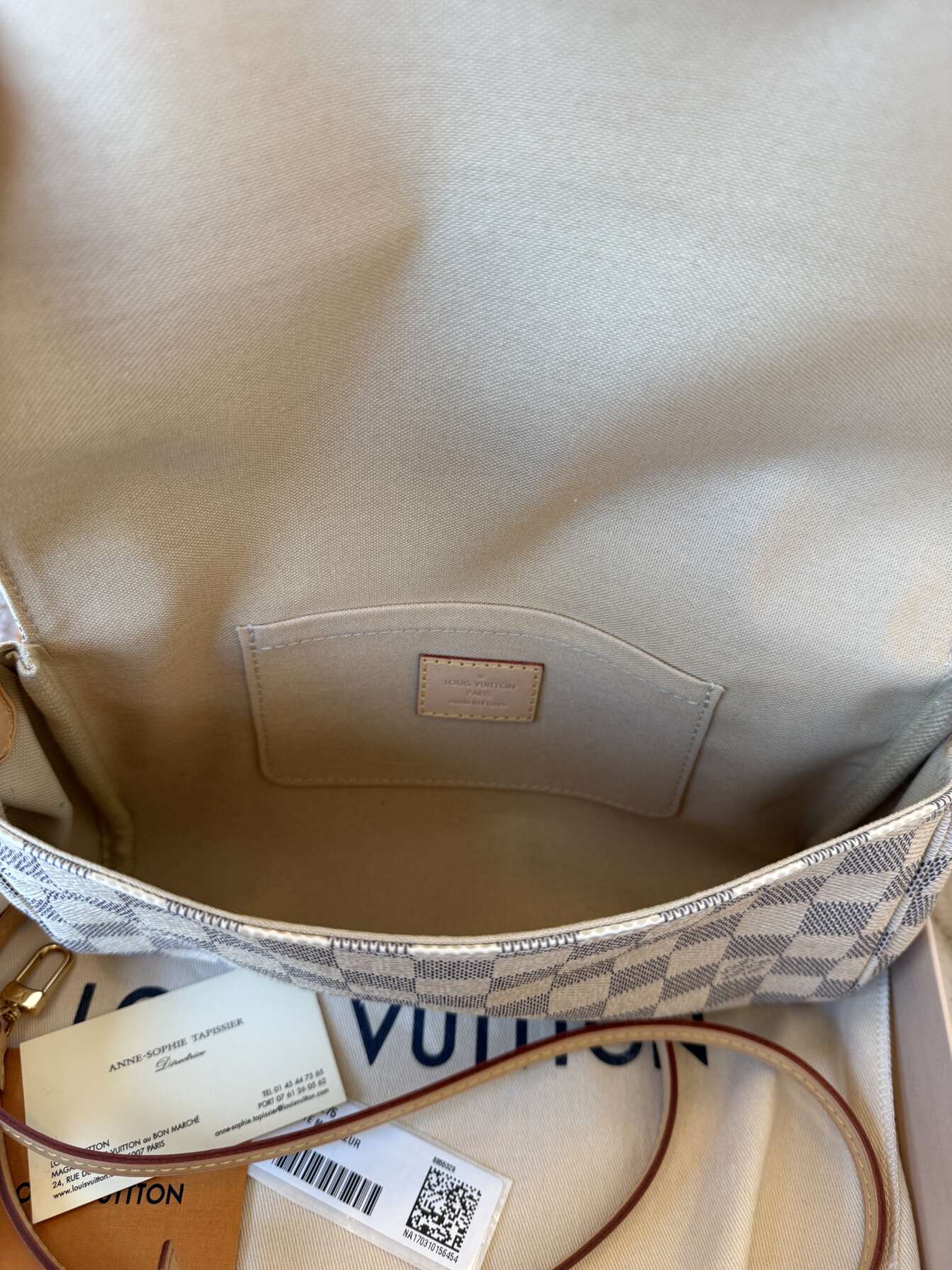 Louis Vuitton Favorite PM – Damier Azur - Image 5