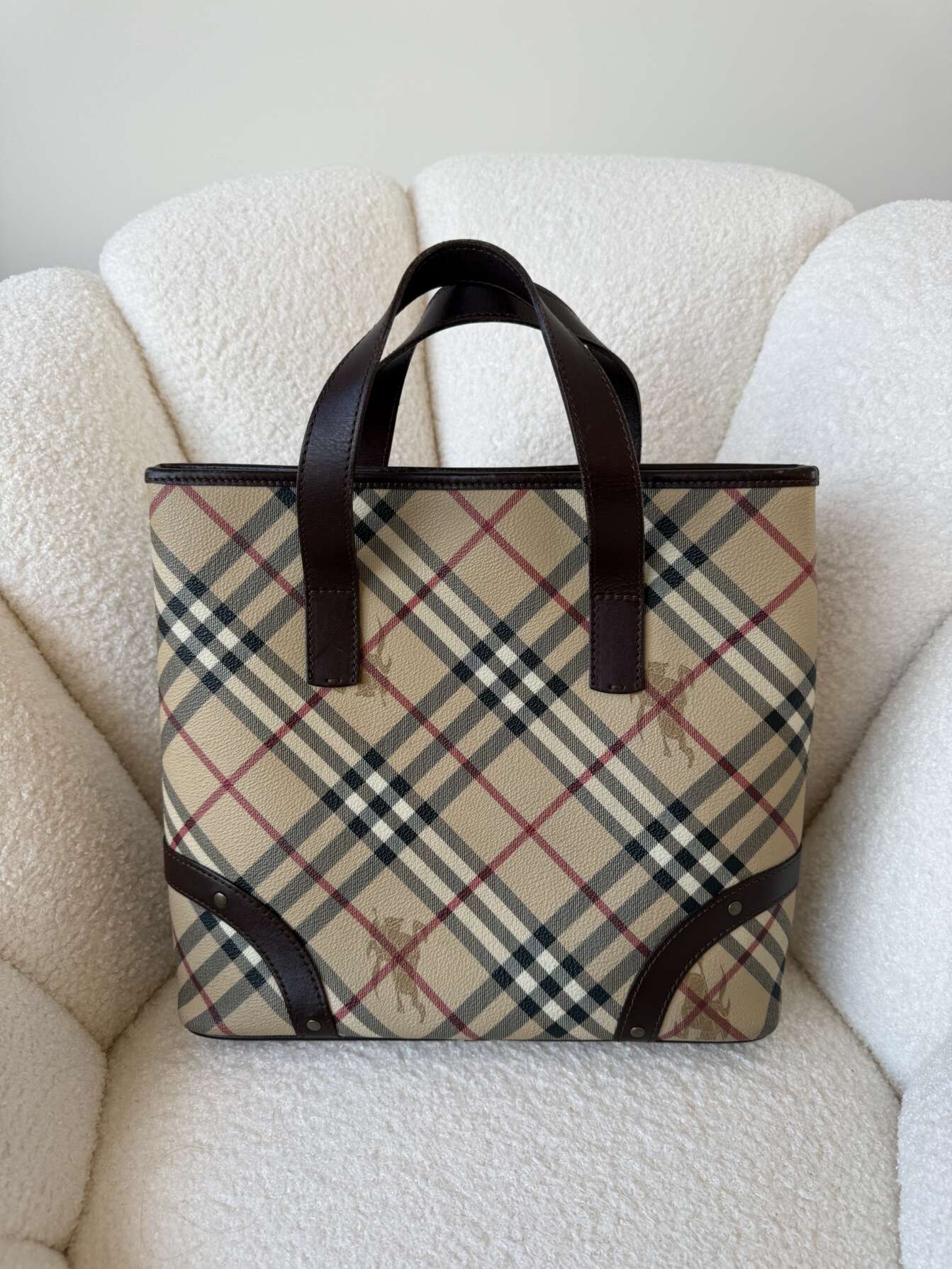 Burberry Vintage Check Tote Bag