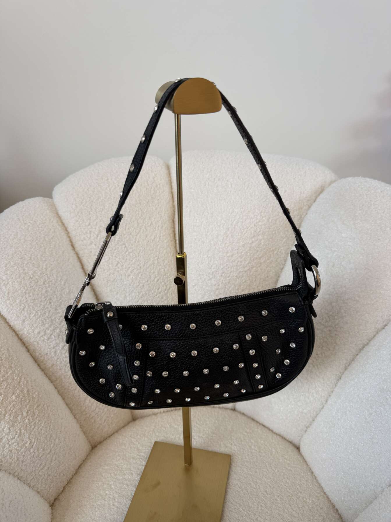 Mini Studded Shoulder Bag