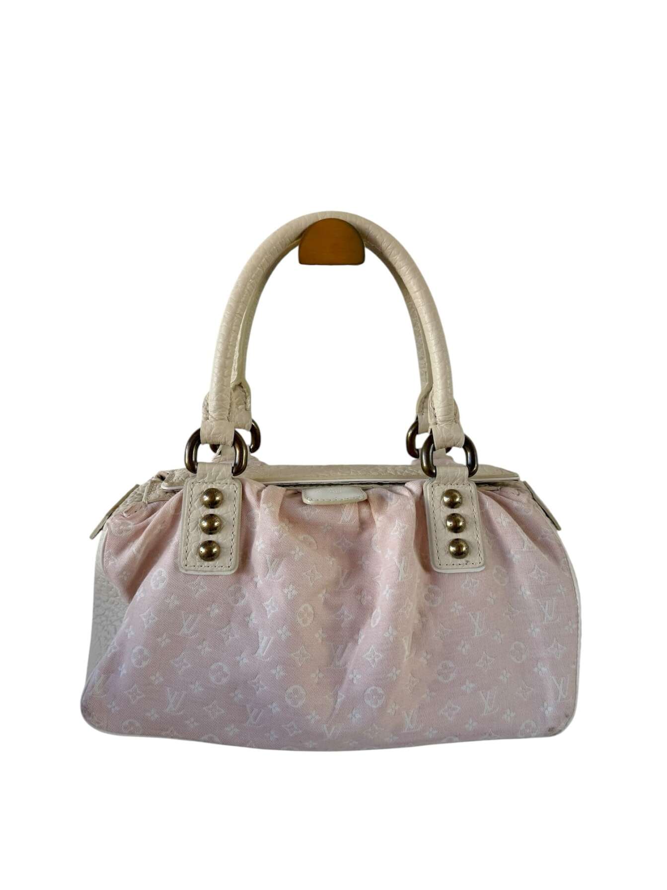 Vintage Τσάντα Χειρός Louis Vuitton - Ροζ Monogram Καμβάς - Image 2